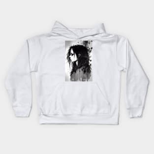 Inky Horror Woman Kids Hoodie